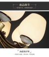 زجاج ربيعي جديد مصنوع من الزنك المصنوع جديد من الخشب الصيني في البلد، ست ثريات Specification image